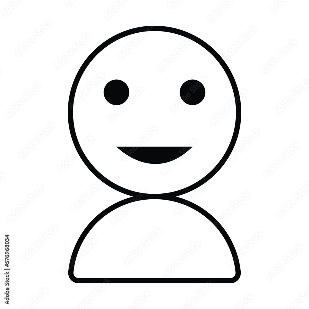 Fototapeta premium people icon, user vector, profile illustration