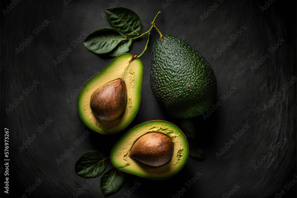 AI Generated. AI Generative. Photorealistic illustration of eco organic  healthy hipster green food avocado pattern background. Graphic Art 23779023  Stock Photo at Vecteezy