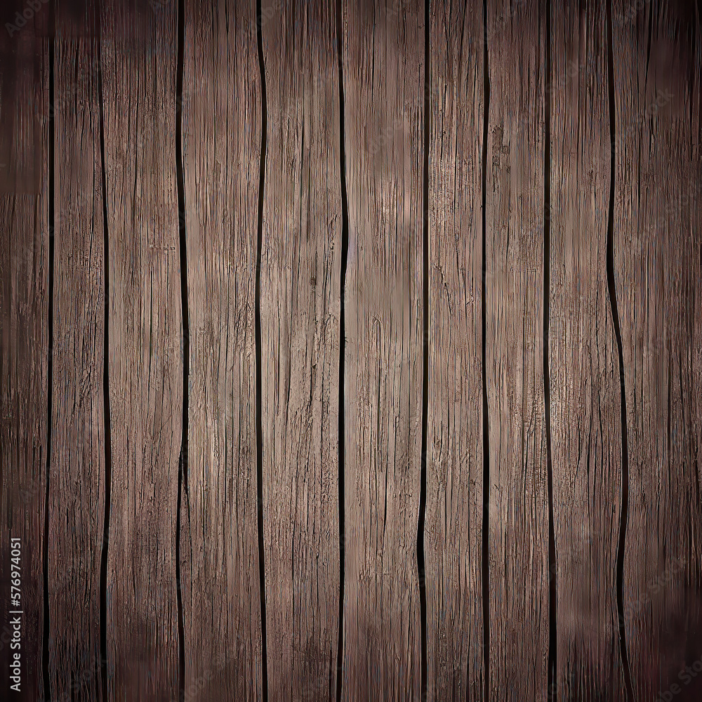 Naklejka premium Brown Timber Desk with a Textured Hardwood Surface.