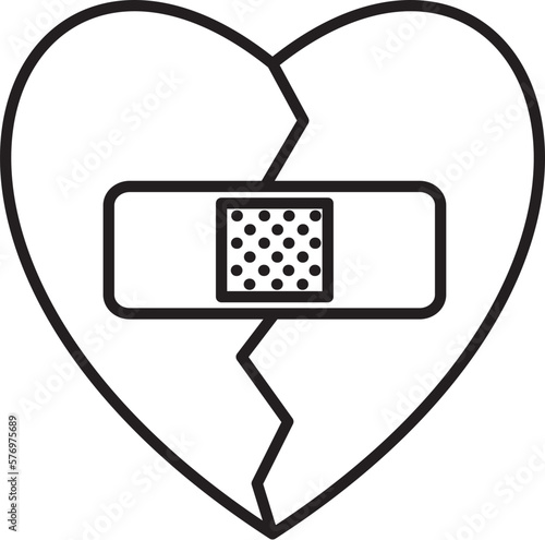broken heart icon