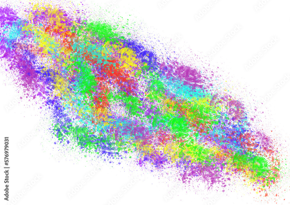 Fototapeta premium abstract watercolor Abstract art, Colorful Art Background, watercolor splatter, splash, Colorful dust, PNG, Transparent 