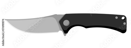 Jackknife. Cute jackknife isolated on white background. Vector illustration