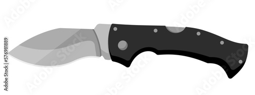 Jackknife. Cute jackknife isolated on white background. Vector illustration