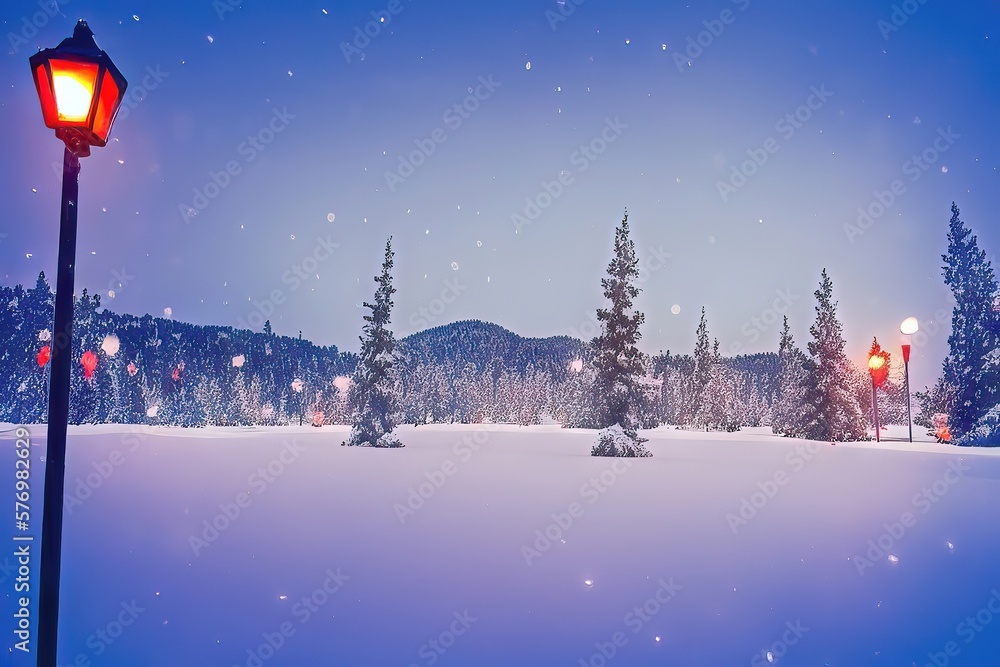 Naklejka premium Shiny New Year's Eve Festivities Generative AI