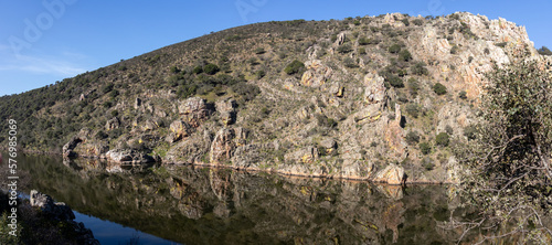 Obraz na plátně Monfragüe National Park, Cáceres, one of the points of greatest ornithological interest in Spain