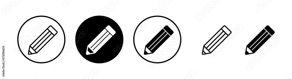 Pencil icon vector illustration. pen sign and symbol. edit icon vector Pencil icon vector illustration. pen sign and symbol. edit icon vector