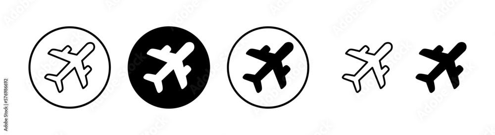 Plane icon vector illustration. Airplane sign and symbol. Flight transport symbol. Travel sign. aeroplane Plane icon vector illustration. Airplane sign and symbol. Flight transport symbol. Travel sign. aeroplane