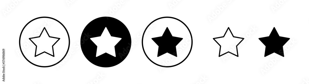 Star Icon vector illustration. rating sign and symbol. favourite star icon Star Icon vector illustration. rating sign and symbol. favourite star icon