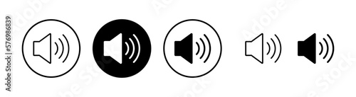 Speaker icon vector illustration. volume sign and symbol. loudspeaker icon. sound symbol