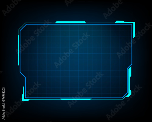 template screen holograme frame