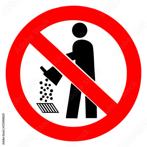 no drain pollution safety sign