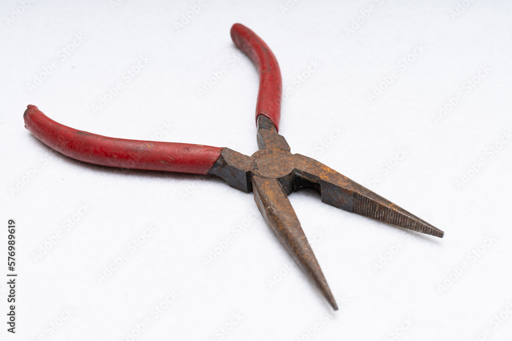 Various household tools such as hammer and tape measure screwdriver Various household tools such as hammer and tape measure screwdriver