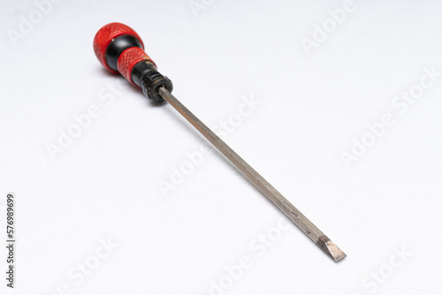 Various household tools such as hammer and tape measure screwdriver