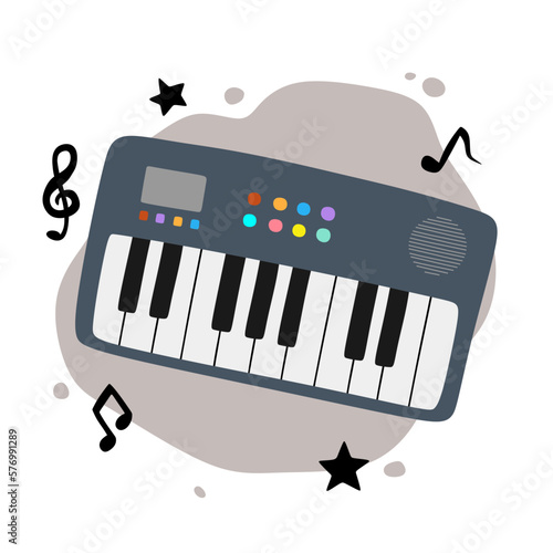 piano, music, keyboard, organ, chord, vector, technology, isolated, art, illustration, white, black, board, buttons, cartoon, classical, composition, creativity, cute, design, digital, doodle, drawing