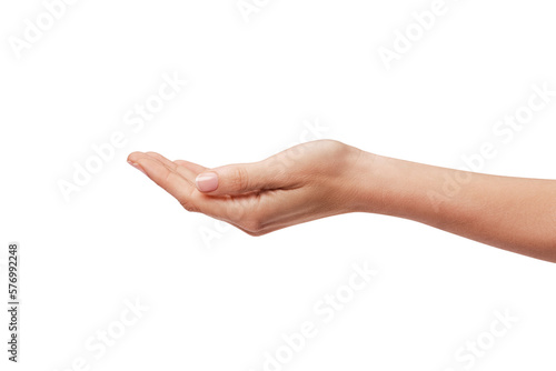 Obraz na płótnie woman's hand holding something