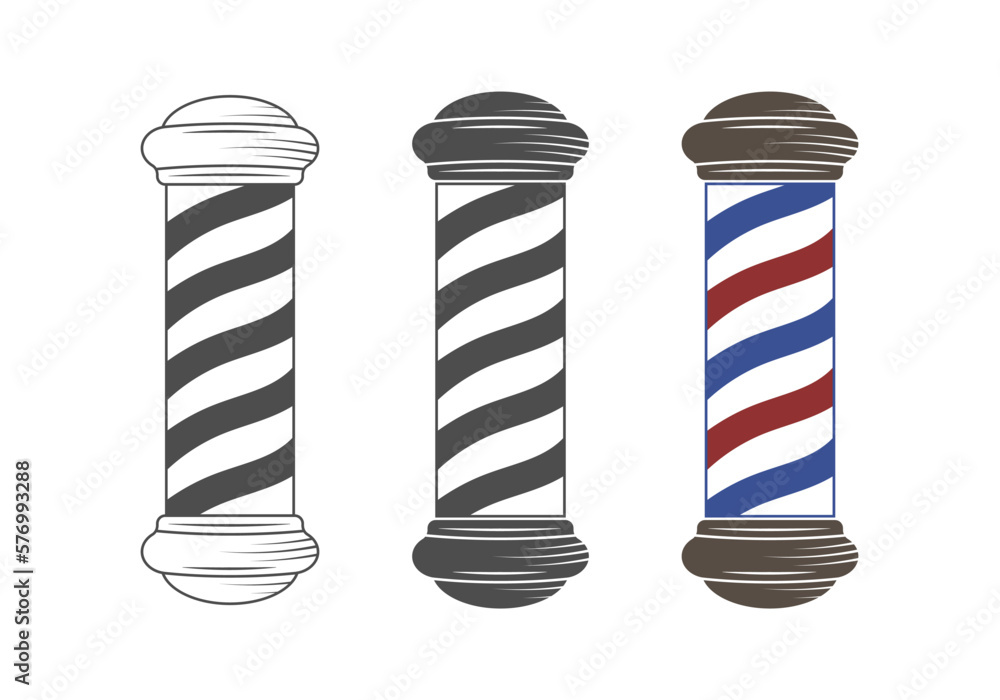 barber pole clip art