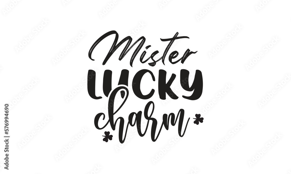 Mister Lucky Charm, T-Shirt Design, Mug Design.