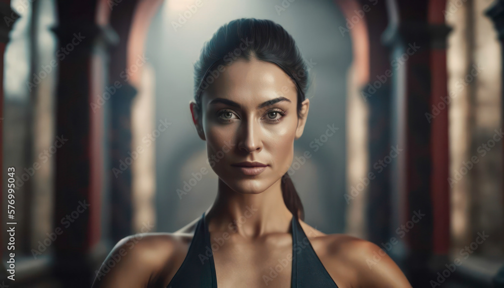 portrait of a woman. Generative AI portrait of a woman. Generative AI