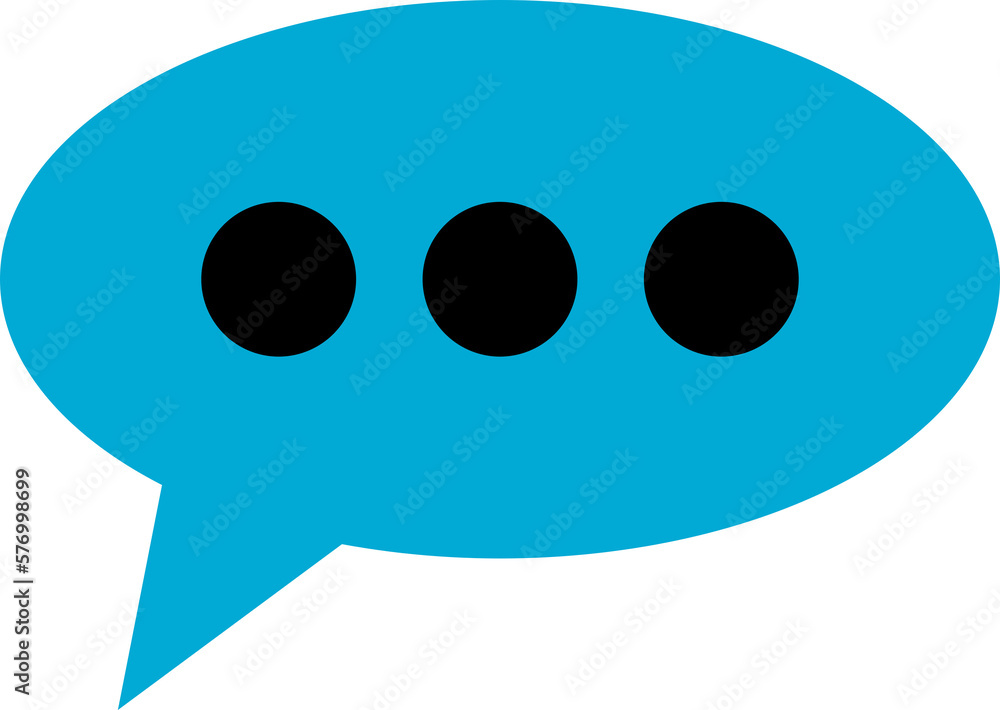 Blue speech bubble chat icon PNG Blue speech bubble chat icon PNG