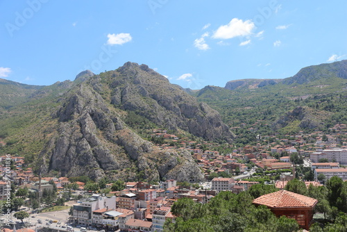 Amasya city center, view from above