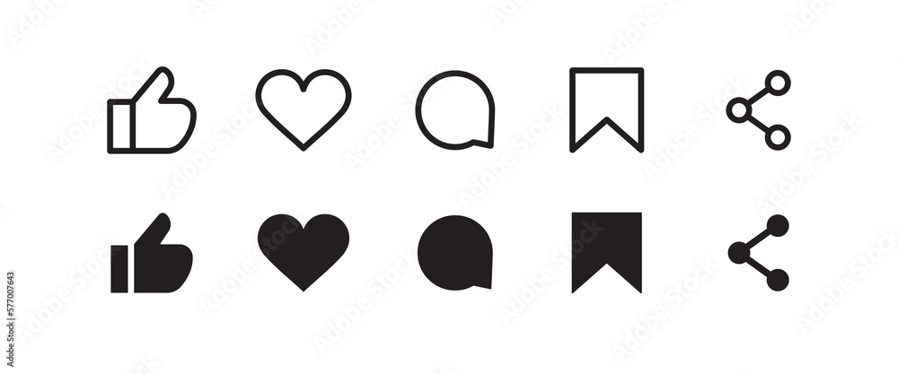 Set of generic social media user interface icons. Arrow for the website and app. Share icon symbol logo illustration, editable stroke, flat design style isolated on white Set of generic social media user interface icons. Arrow for the website and app. Share icon symbol logo illustration, editable stroke, flat design style isolated on white