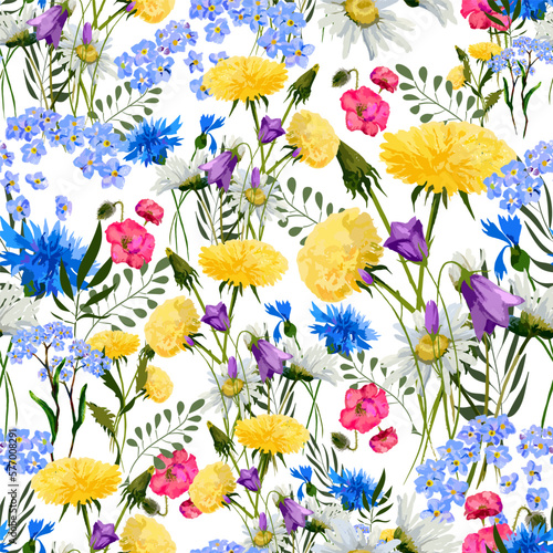 Colorful flowers. Vector Illustration for decoration cards, templates for valentine day, wedding, birthday, easter, baby design.
Design for paper, print, fabric, wallpaper, packaging, textile.