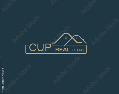 CUP Real Estate and Consultants Logo Design Vectors images. Luxury Real Estate Logo Design