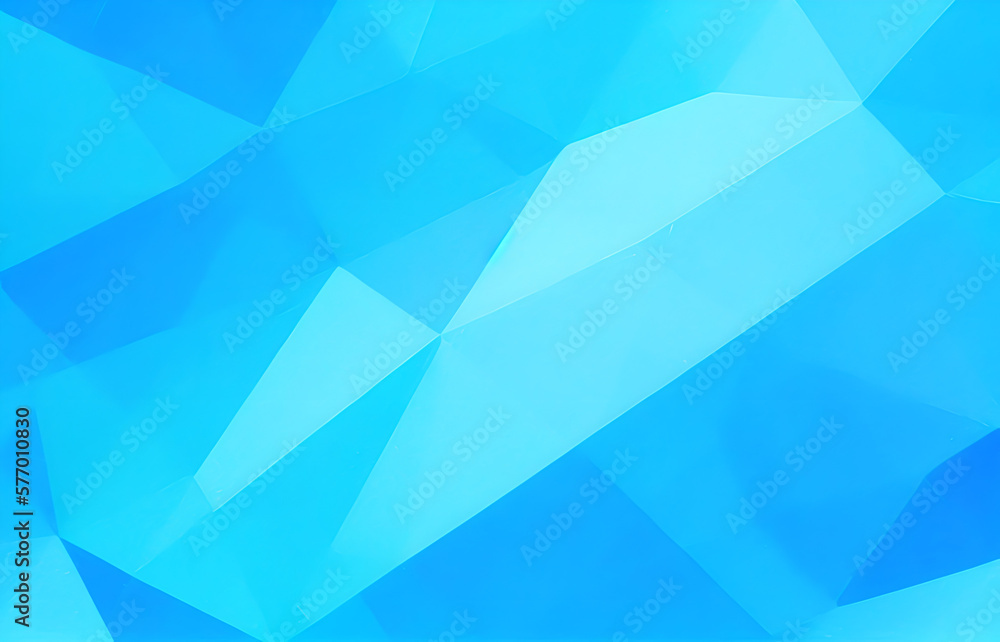 Geometric blue ice texture background