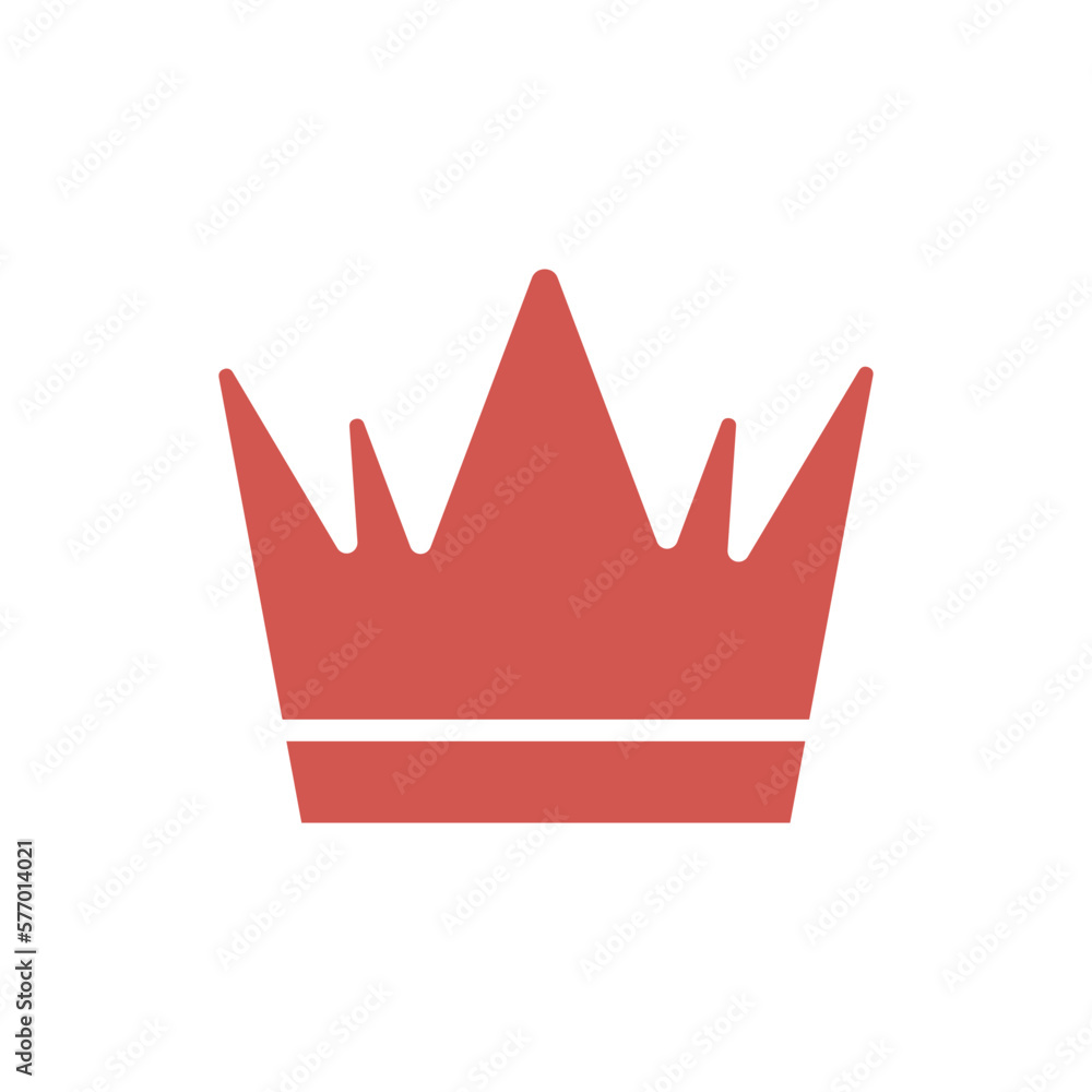 Fototapeta premium crown, icon,color, vector, illustration, design, logo, template, flat, trendy,collection