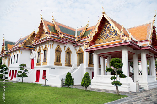Wallpaper Mural Wat Benchamabophit Dusitwanaram or Marble Temple in Bangkok Torontodigital.ca