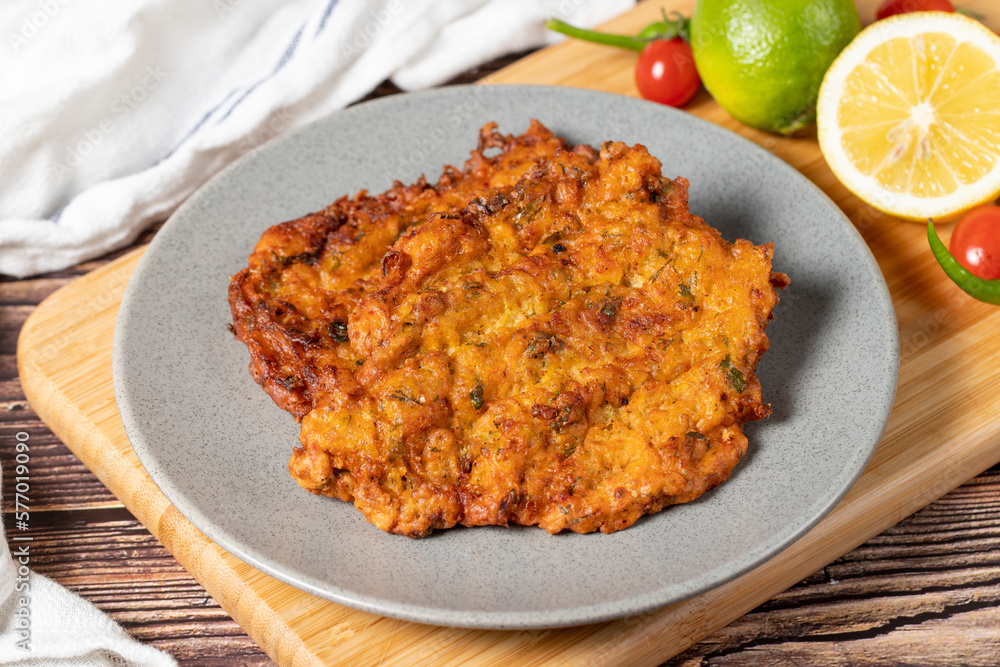 Mucver. Traditional Zuccini Mucver. Turkish cuisine delicacies Mucver. Traditional Zuccini Mucver. Turkish cuisine delicacies