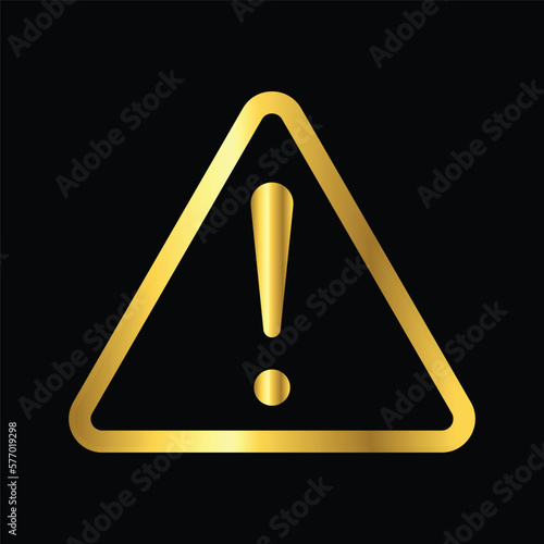 gold, stop sing, icon, vector, illustration, design, logo, template, flat, trendy,collection