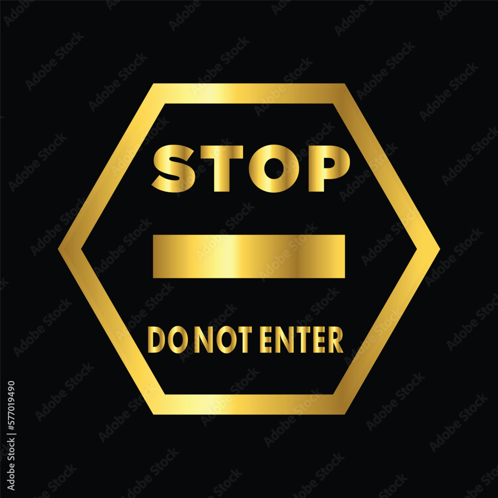 gold, stop sing, icon, vector, illustration, design, logo, template, flat, trendy,collection gold, stop sing, icon, vector, illustration, design, logo, template, flat, trendy,collection