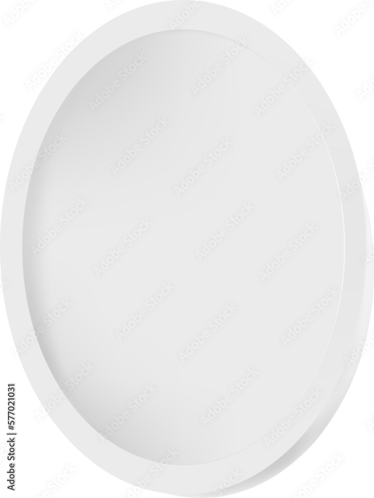 Round picture frame. Realistic modern template. Round picture frame. Realistic modern template.
