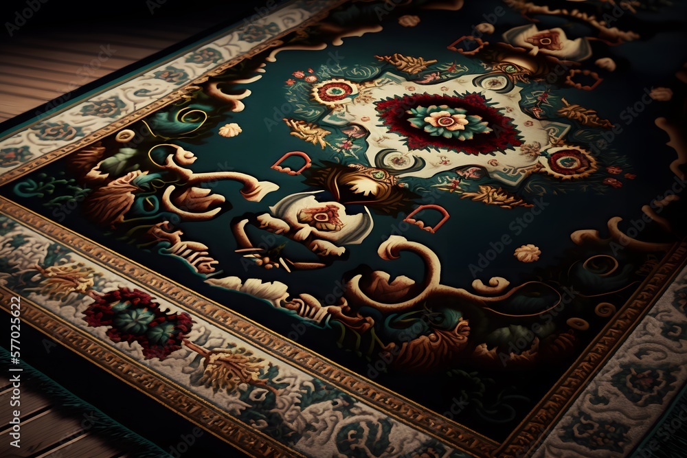 carpet created using AI Generative Technology