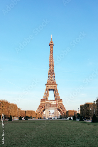 Eiffel Tower on Champs de Mars in Paris, France © Ванжа Юрий
