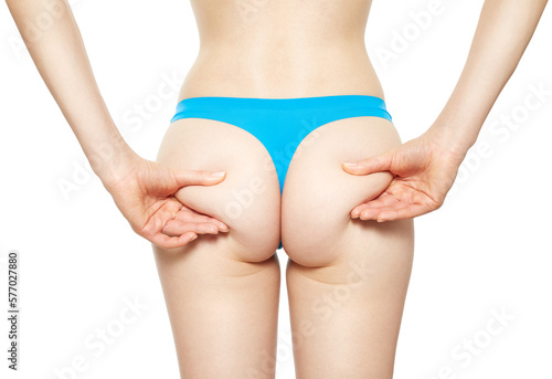 Female buttocks in panty