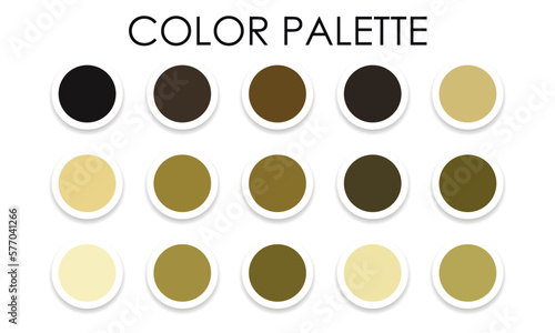 Obraz na płótnie Pastel color palette 2023. Vector illustration w salonie
