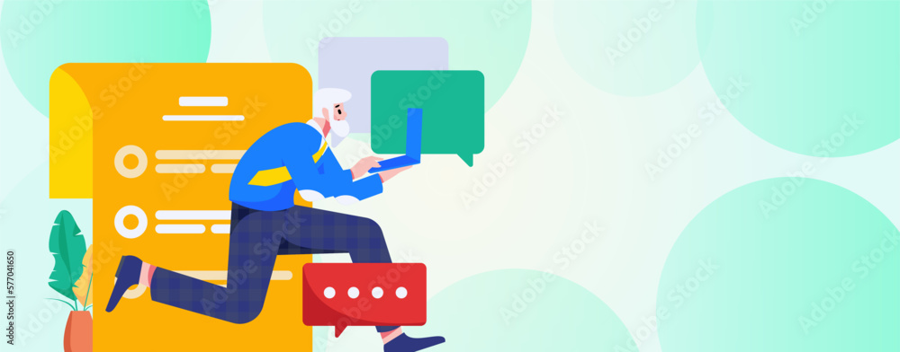 Business People Flat Vector Concept Operation Hand Drawn Illustration
Business People Flat Vector Concept Operation Hand Drawn Illustration