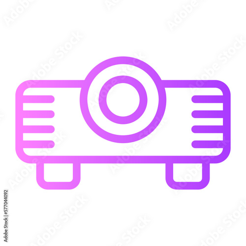 projector gradient icon