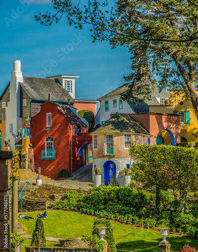 Portmeirion, Italian Village, North Wales, UK