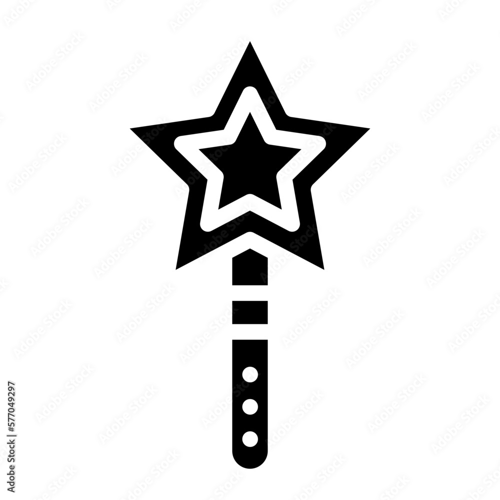 magic wand glyph magic wand glyph