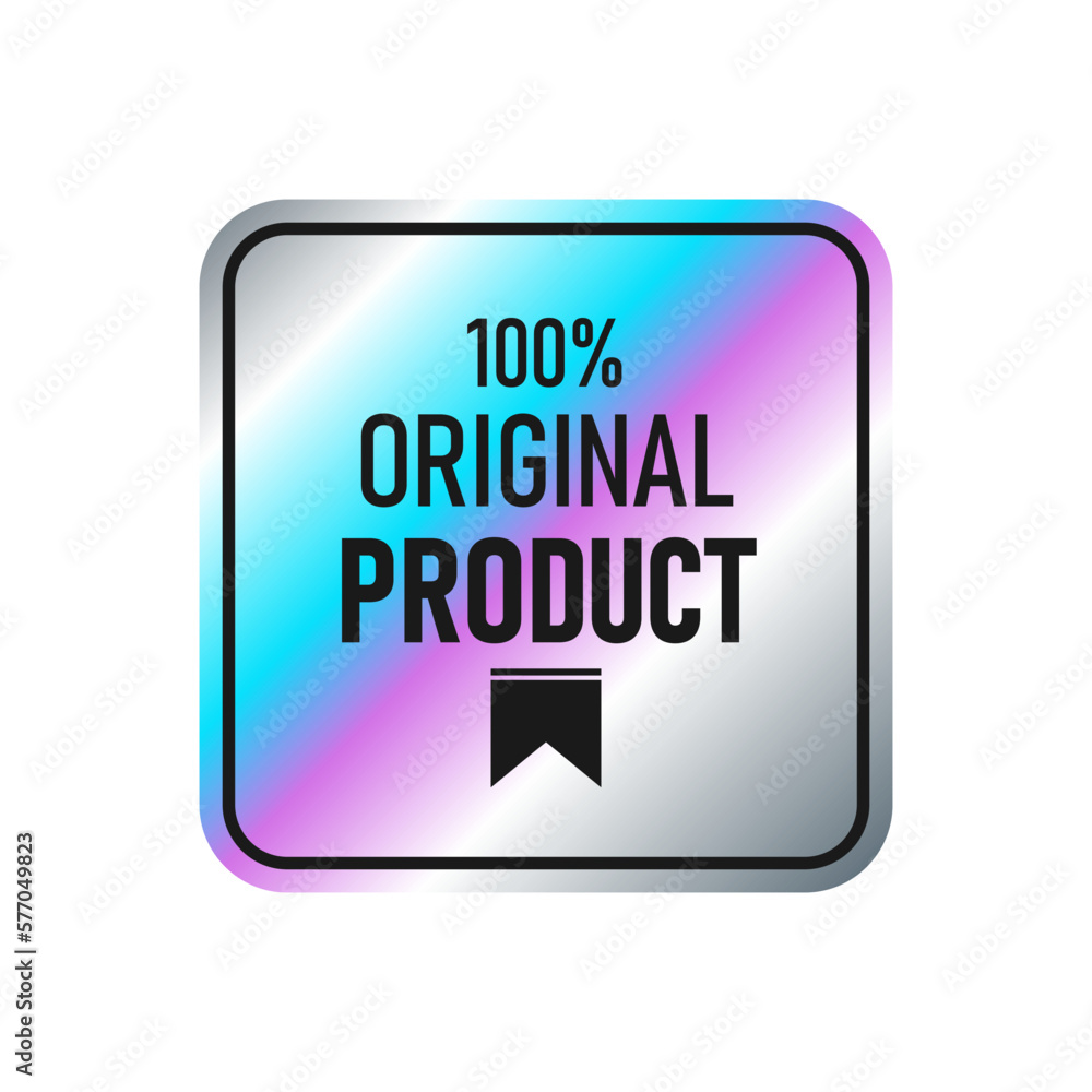 Square holographic sticker isolated on white background. Template for paper tags, emblems, labels. Square holographic sticker isolated on white background. Template for paper tags, emblems, labels.