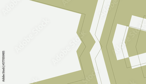simple and modern olive green abstract flat banner background