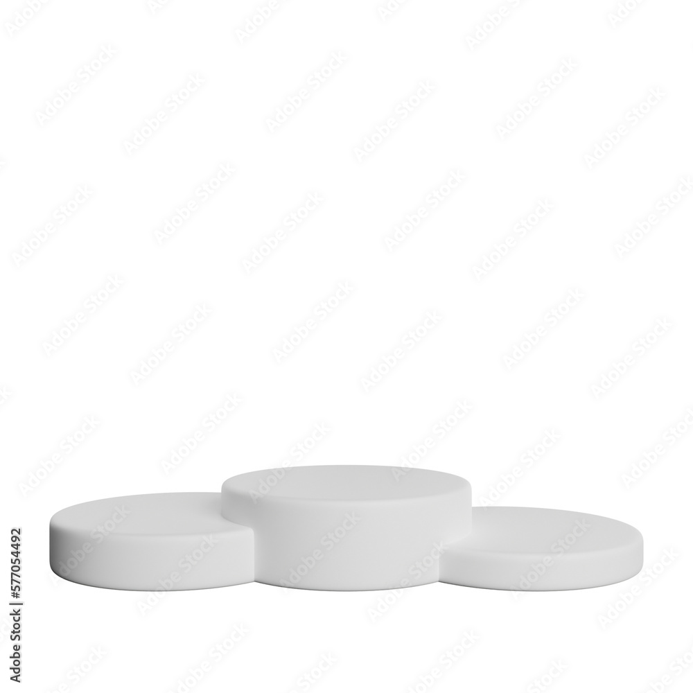 Realistic Podium White Template Realistic Podium White Template