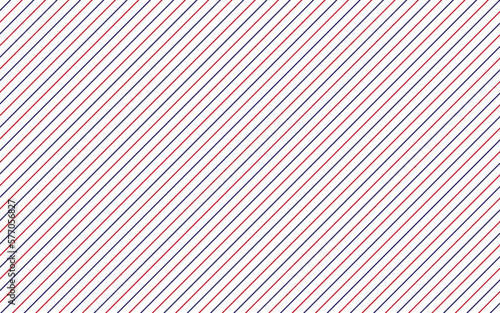 Red and blue diagonal stripes seamless pattern background vector illustration