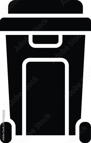 Recycle bin Vector Icon Design Illustration