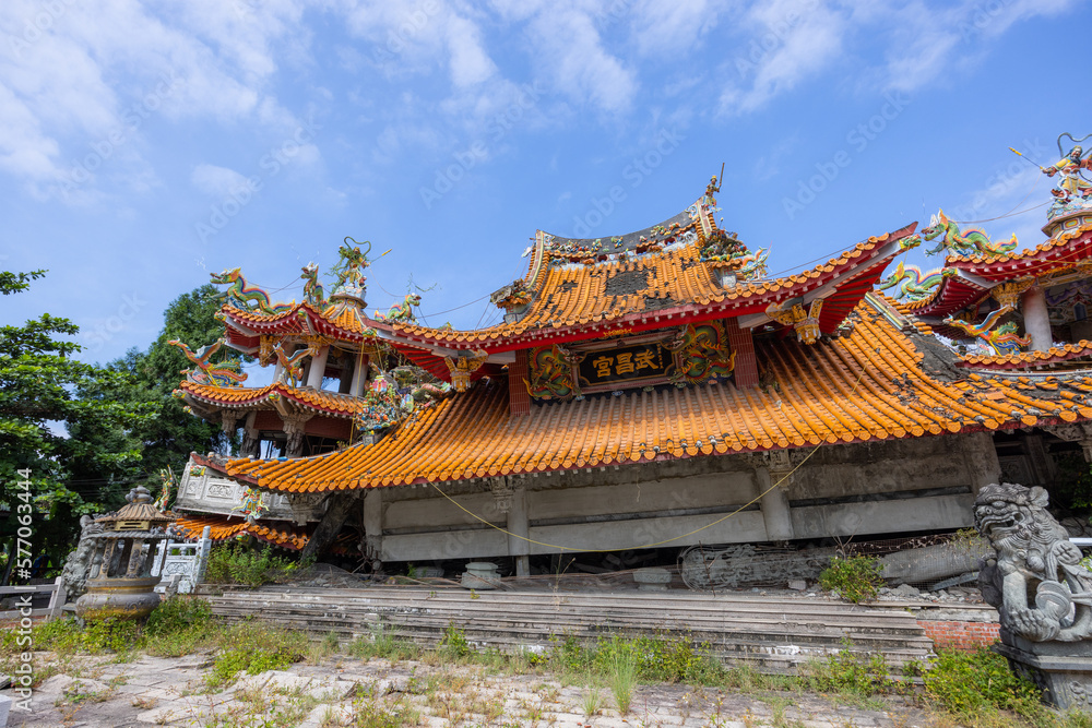 Fototapeta premium Jiji Wuchang Temple Earthquake Museum in Nantou of Taiwan