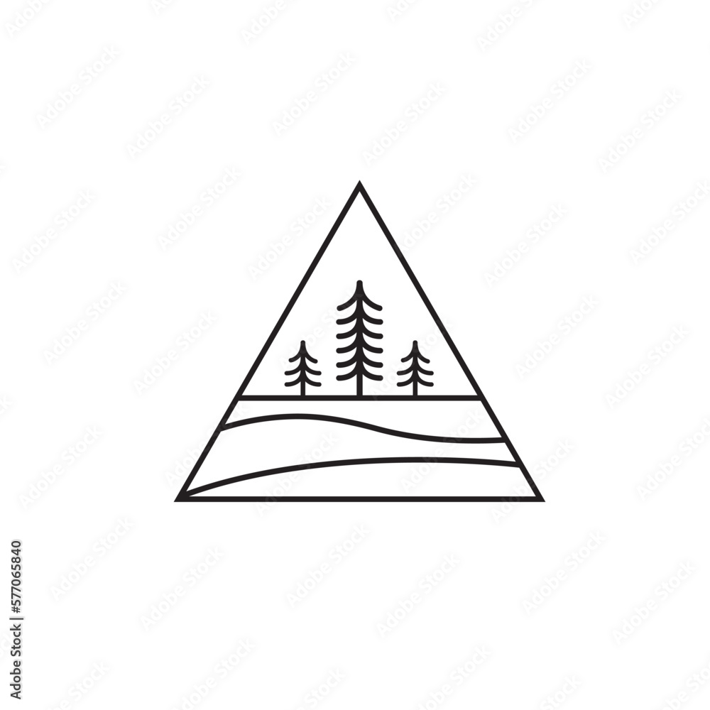 pine tree, land clearing logo vector pine tree, land clearing logo vector