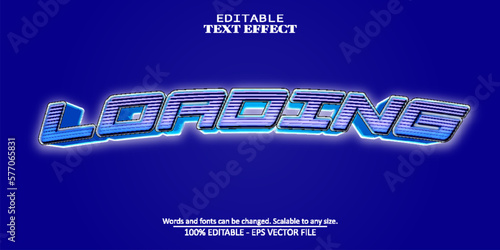Cartoon text effect, editable game and spor text style